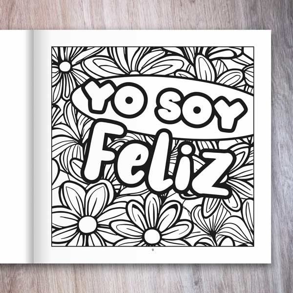 Afirmaciones Positivas Libro de Colorear para niños "