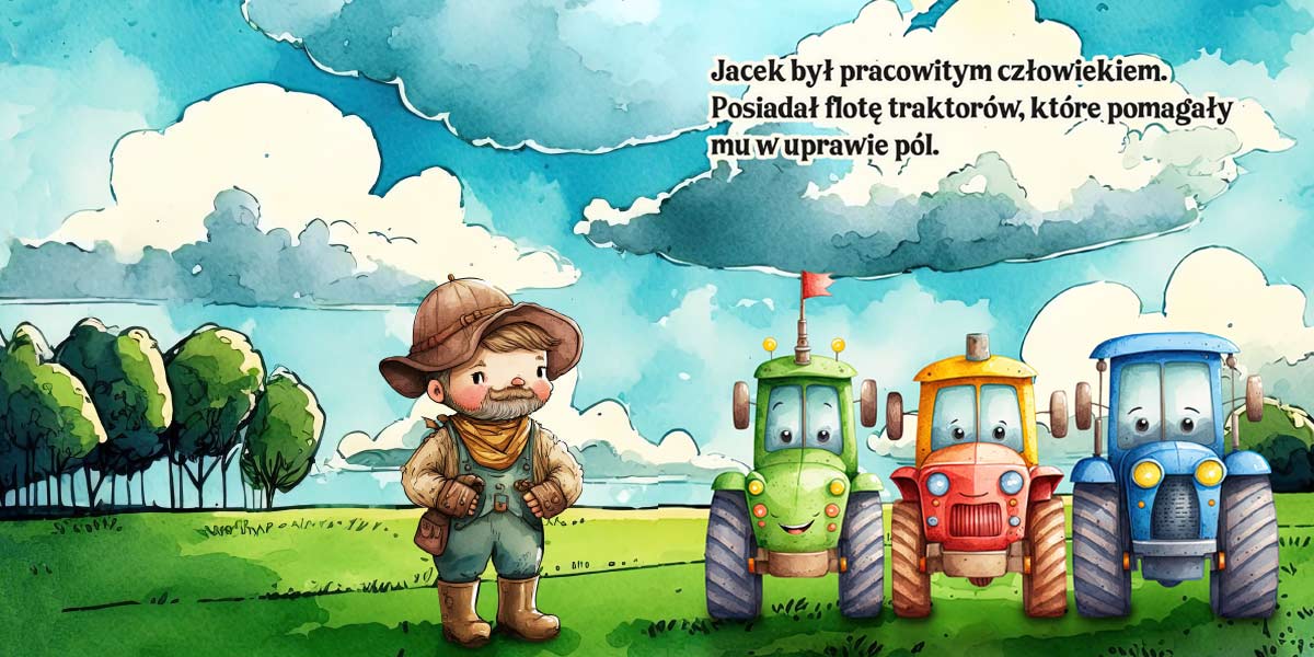 Tomek Mały Traktorek (Polish edition) example pages