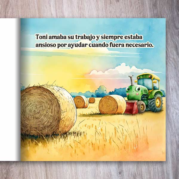 Toni el Tractorcito página de ejemplo