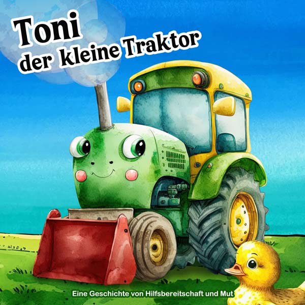 Cover des Kinderbuchs Toni der kleine Traktor