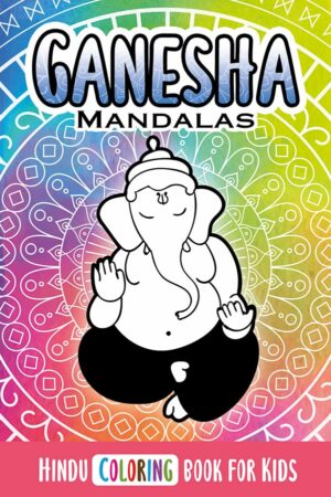 Hindu Coloring Book for Kids - Ganesha Mandalas front cover