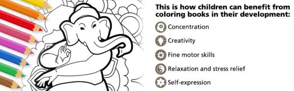 This is how children can benefit from this Hindu coloring book for kids in their development