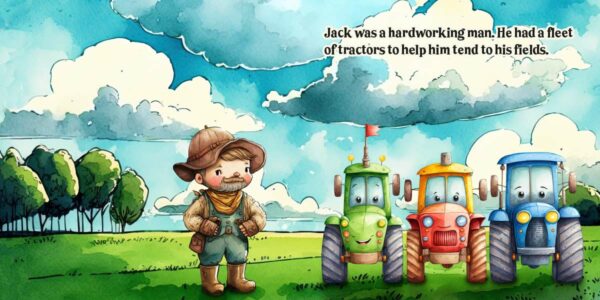 Tony The Little Tractor example pages