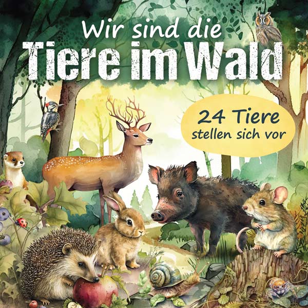 Waldbuch für Kinder: Wir sind die Tiere im Wald