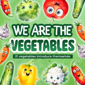 Vegetable Book for Toddlers: We Are the Vegetables