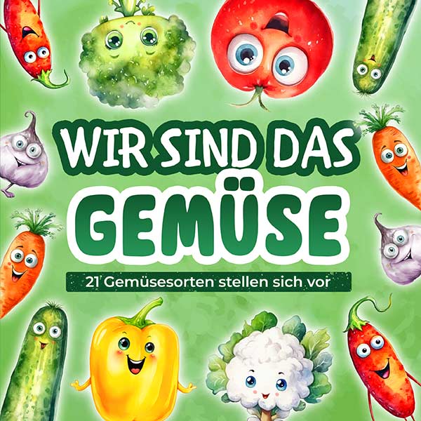 Gemüse Buch für Kinder: Wir sind das Gemüse