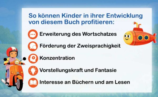So können Kinder in ihrer Entwicklung von diesem Fahrzeuge Buch profitieren